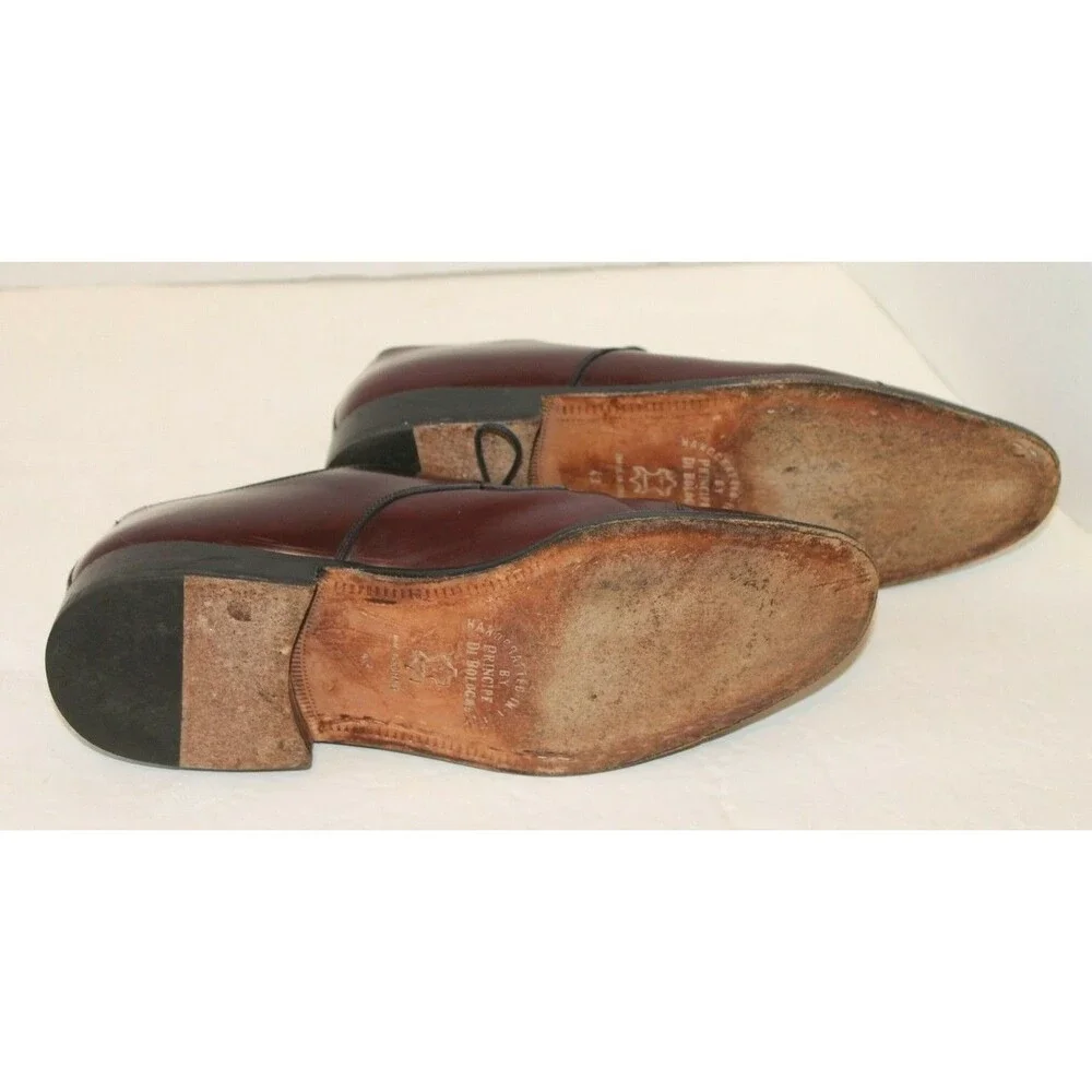 Principe Di Bologna Shoes Brown Leather Made In Italy Handcrafted Mens 43 US 9